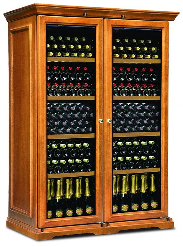 Bild 1: Nordcap Weintemperierschrank WOOD CLASSIC 80